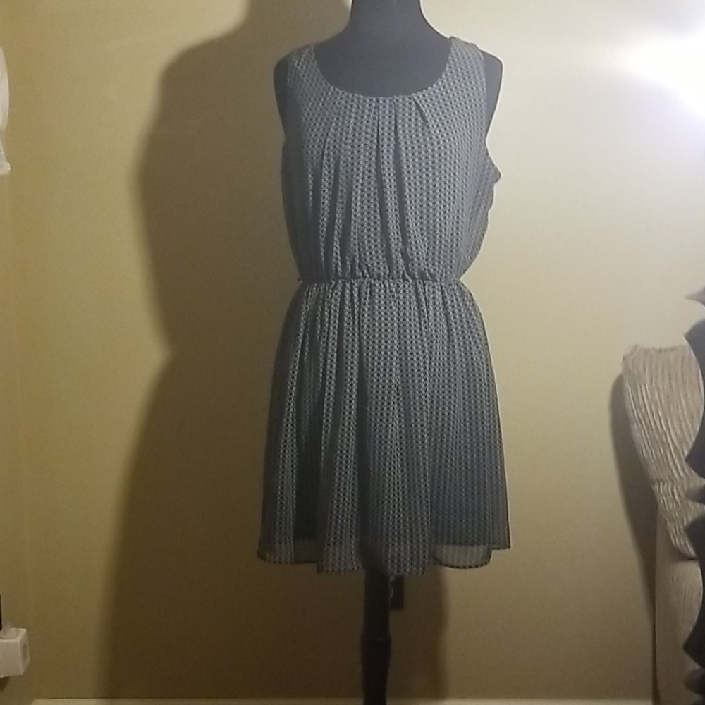 Black and white dress